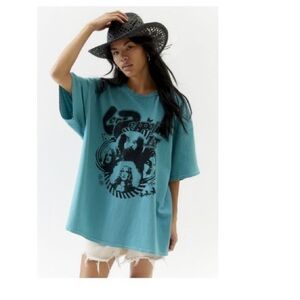 Urban Outfitters Led Zeppelin Crew Neck T-Shirt Dress